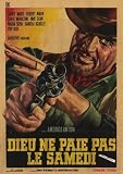 God Does Not Pay on Saturday by Unknown. CANVAS with 3/4 inch bars. 10.45 inches width by 16.44 inches height. Highest Quality Art Poster Print