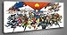 Kitchen & Housewares : DC World cartoon canvas print 32" x 20" All DC cartoon characters