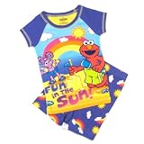 Sesame Street Elmo & Abby Cadabby Toddler Girls Sleepwear Set