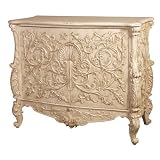 Baroque Heavy Carved Cream Cabinet French Chateau