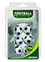 Carromco - Palline per calcio balilla, confezione da 6, colore: Nero/Bianco