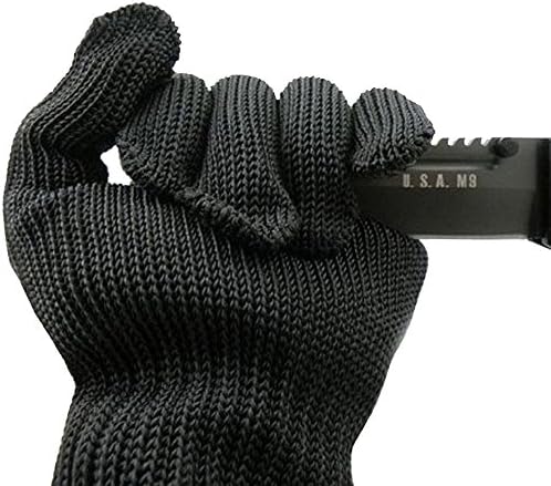 High Performance Level 5 Cut Protection Food Grade Kitchen Cooking Gloves - Best in Safety Work Hand Protection Gloves - Comfortable Elastic Glove One Size Fits All!