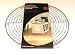 Round cake cooling tray 28cm diameter chrome plated