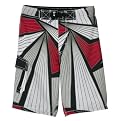 Boys' Mossimo Supply Co. Exploded Geo Swim Short - Red