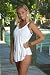 Scoop Neck White Jersey Tunic Top