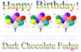 Birthday Balloons Dark Chocolate Fudge Box