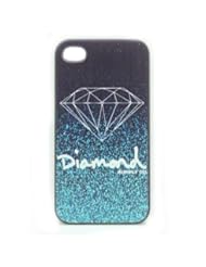 JIAXIUFEN Fashion Diamond Quotes Black Sides Slim Hard Plastic Case For Apple iPhone 4 4G 4S Skin Cover Protector Accessory