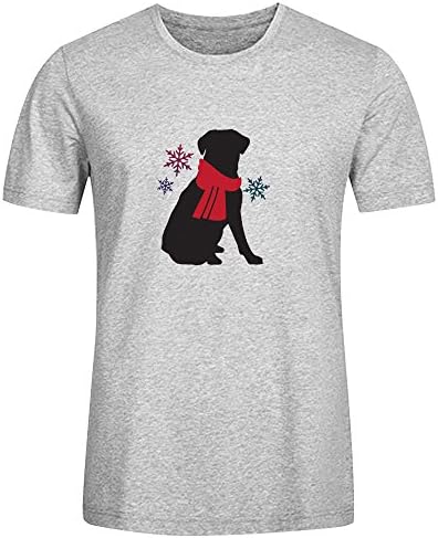 Black Dog Winter Mens Tee Shirts 2xl Grey