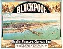 Blackpool (A) - Mini Metal Wall Sign