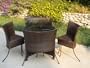 4D Concepts Nesting Table and Chair, PVC Weave