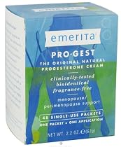 Emerita - Pro-Gest Cream Single Use Packets Paraben Free - 48 Pkts