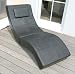 Relaxliege Recamiere Chaiselongue Livorno SF-2522, LEDER ~ schwarz