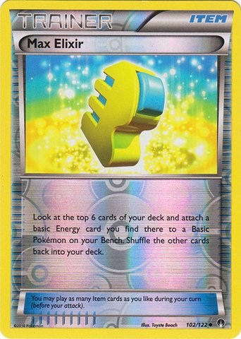 Pokemon - Max Elixir (102/122) - XY BREAKPoint - Reverse Holo