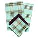 Bermuda Stripe Kitchen Towel Set - Chocolate