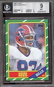 1986 topps #388 ANDRE REED bills rookie BGS 9 (9 9 9 9.5)