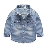 キッズ男の子 ボーイズ アウター 子供服 デニムシャツジャンパージャケット春秋 お出かけ 遊び着・ 通学・普段着・通園 YP010d 130cm