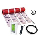 Image : 70 sqft HeatTech 240V Electric Tile Radiant Floor Heating Mat Kit