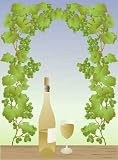 White Wine and Grapes - 36