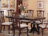 Dining Table with Flared Cherry Finish