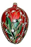 Museum Collection Faberg&Atilde;&copy; Lillies of the Valley Egg Glass Ornament-Medium