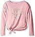 Lucky Brand Girls' Big Lotus Stud L/s Tee