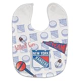 NHL Hockey Full Color Mesh Baby Bibs (New York Rangers)