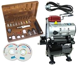 AZTEK A480 Airbrush Set A7778Testors 50205 Tank Compressor