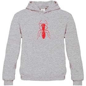 Buy Ant Unisex Hooded Sweatshirt by Solid Gold Bomb