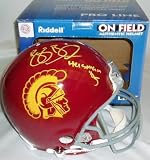 Reggie Bush USC Trojans Autographed Authentic Pro Line Riddell Full-Size Helmet w/''Heisman'05'' Inscription