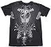 Over the Top S/S Guys T-shirt in Black by Affliction Clothing - Ships in ''24'' Hours!, Size: Medium