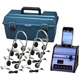 Hamilton Listening Center Digital Audio Hub With 6 MS2LV Headphones/Plastic Case - Hamilton DSIP-MS2LV