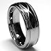 7MM Tungsten Ring with Laser Etched Infinity Design Sizes 8 to 12