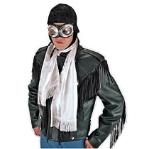 AVIATOR WHITE SCARF