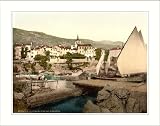 Abbazia Lovrana near Abbazia Istria Austro-Hungary, c. 1890s, (L) Library Image