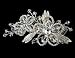 Bridal Comb Swarovski Crystal & Rhinestones Silver Hair Comb