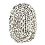 10' Round Braided Cotton Cuban Sand Area Rug