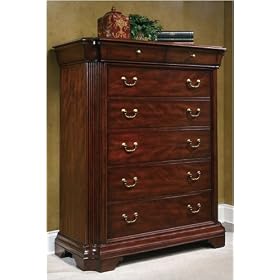 Broyhill 4145-40 Chateau Calais Drawer Chest in Cabernet