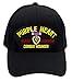Patchtown Purple Heart - Iraqi Freedom Veteran Hat/Ballcap (Black) Adjustable One Size Fits Most