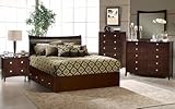 6/6 King Bentwood Storage Bed by Hillsdale - Natural Wood (1418669STGB)