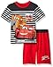 Disney Boys' 2 Piece Cars Lightening McQueen Knit Short Set