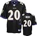 Ed Reed Jersey: Reebok Black Replica #20 Baltimore Ravens Jersey - Medium