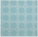 Durable Woven Jacquard 100% Cotton Blue and White Snowflake Tablecloth 54x90 Inches