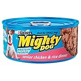 Mighty Dog Senior Chicken and Rice Dinner, 5.5-Ounce Cans (Pack of 24)