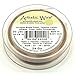 Artistic Wire Beading Craft Wrapping Brass Color 24 Gauge 60 Feet
