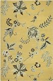 Rizzy Rugs DI-1731 5-Foot-by-8-Foot Dimension Area Rug, Floral Gold