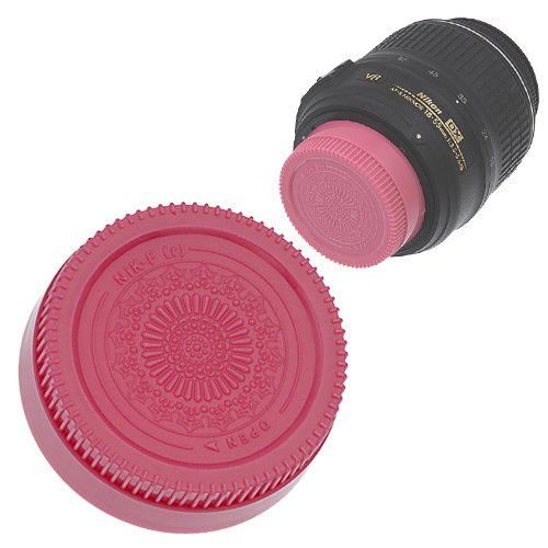 Fotodiox Designer Rear Cap for Nikon F (Pink)