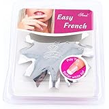 MAKARTT&reg; 11 Sizes C-Shape Q-Pink Acrylic Nail Cutters Smile Line French Trimmer Nail Gel Easy French Smiley Nail Art Tools- For Nail Salons & DIY Nail Art at home