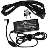 HQRP AC Adapter for Westinghouse LD-4655VX LD-4680 LD-4695 EW39T6MZ LED LCD HDTV TV Power Supply Cord Westing house + Euro Plug Adapter