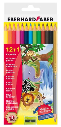 Eberhard Faber 511414 - Farbstift hexagonal 13er, Kartonetui Preisvergleich