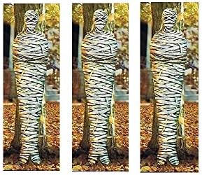 Halloween Mummy Tree Decorations 3 Pack